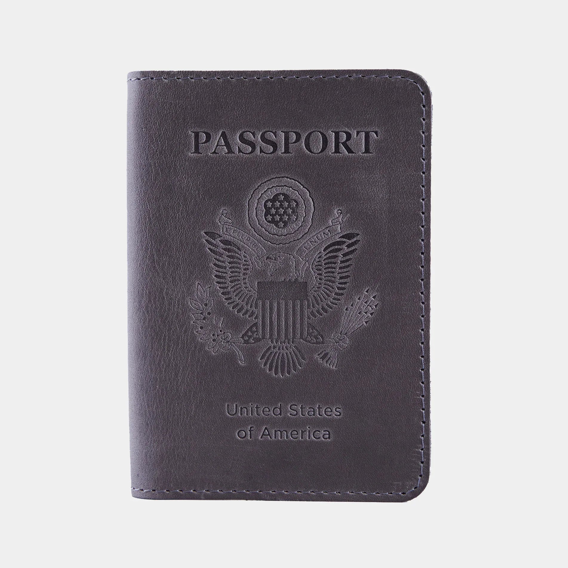 Passport Cover with the Great Seal of the United States Made from Vintage Leather - INCARNEĀ® Global