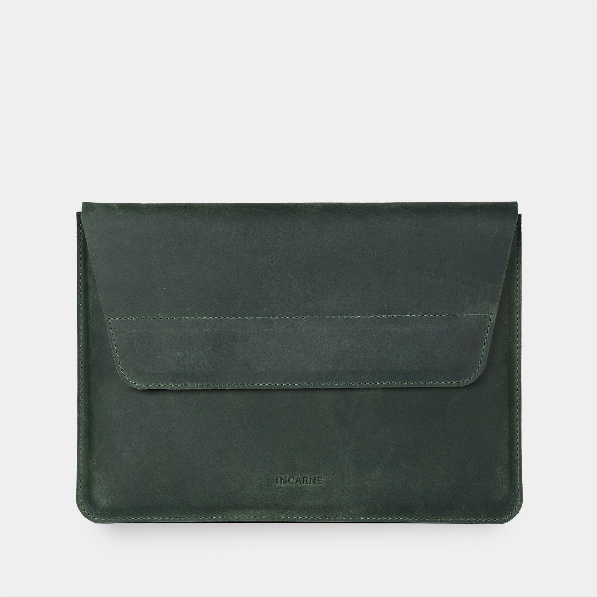 Husă pentru laptop Line, verde (vintage)