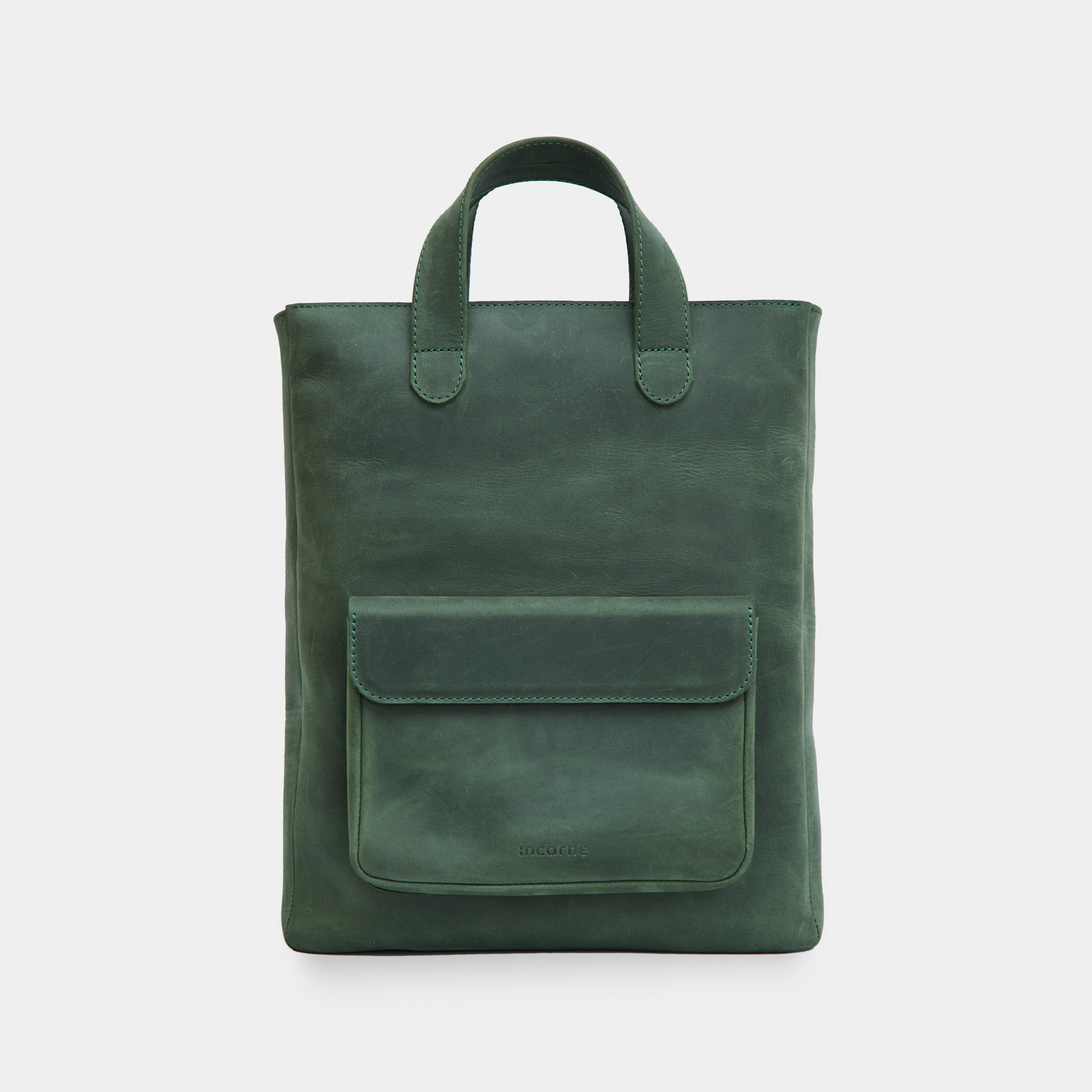 Leather Laptop Convertible Bag Voyager Long