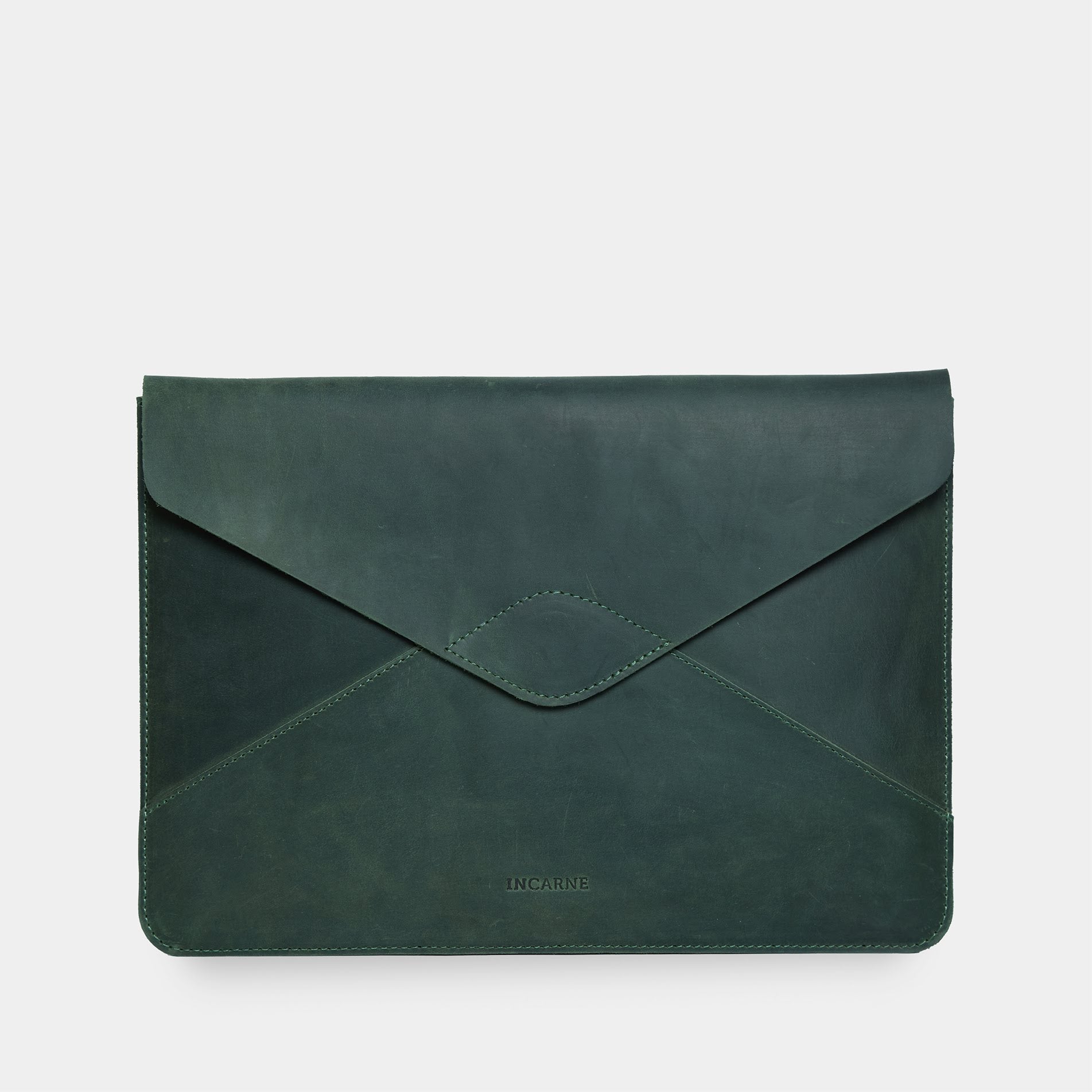 Husă pentru laptop Message, verde (vintage)
