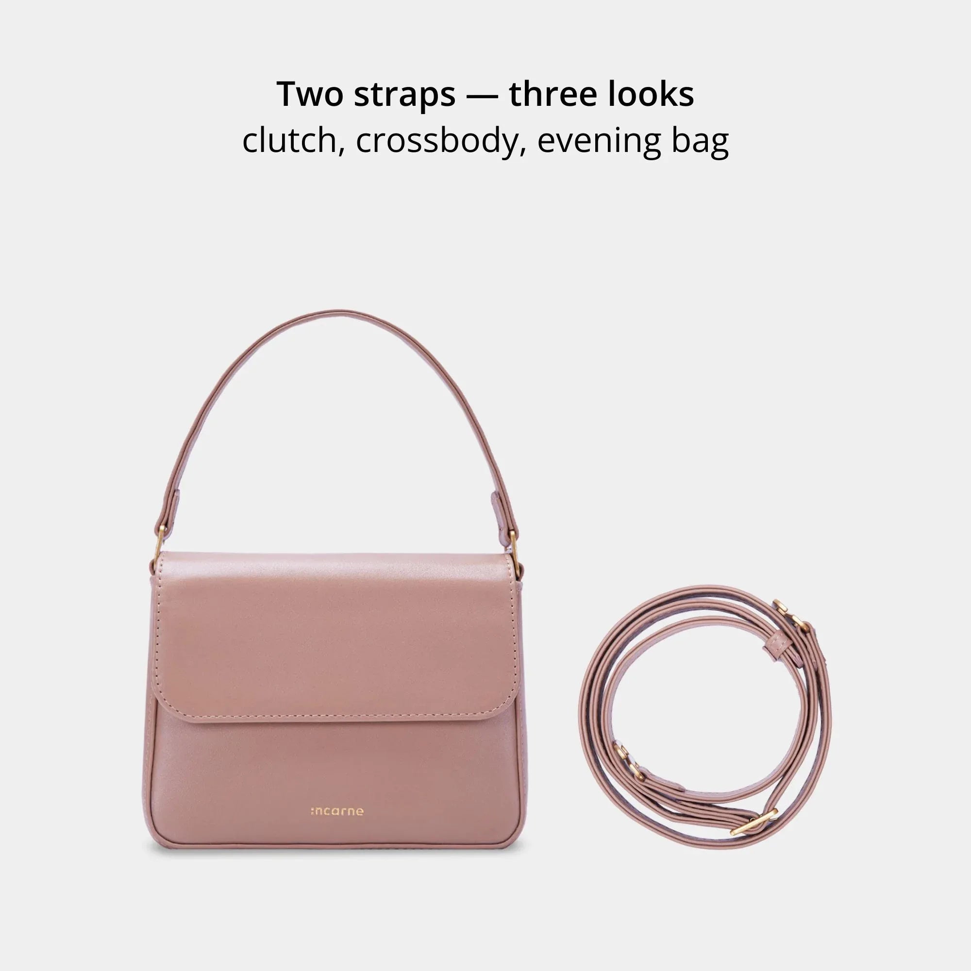 Fancy Women's Bag, Mocha - INCARNE® Global