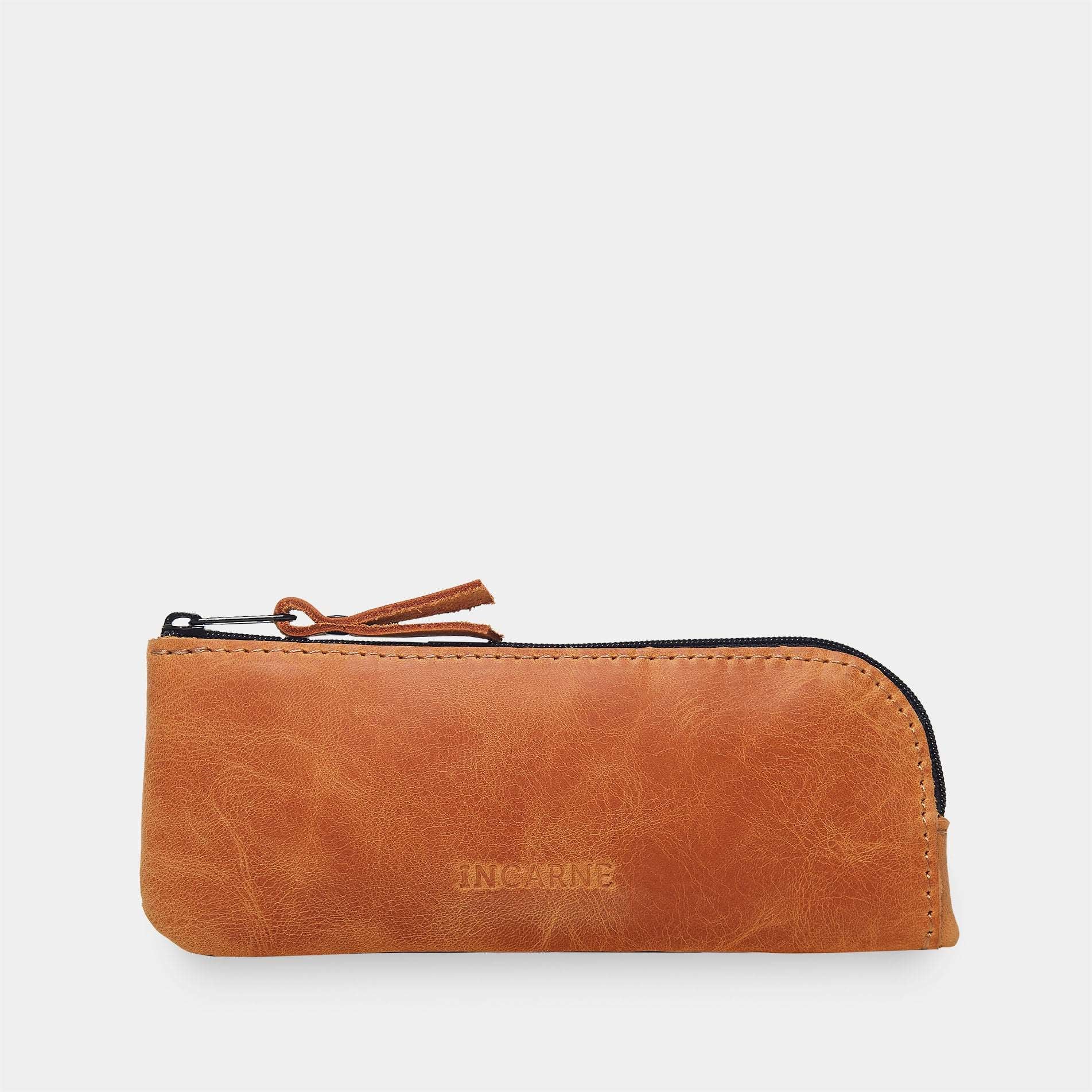 Leaf Leather Eyeglass Case