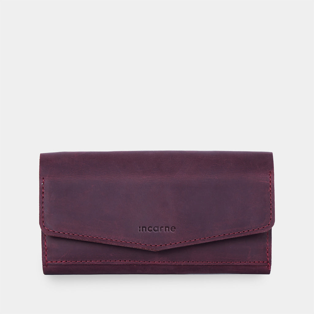 Simple Capacious Leather Wallet