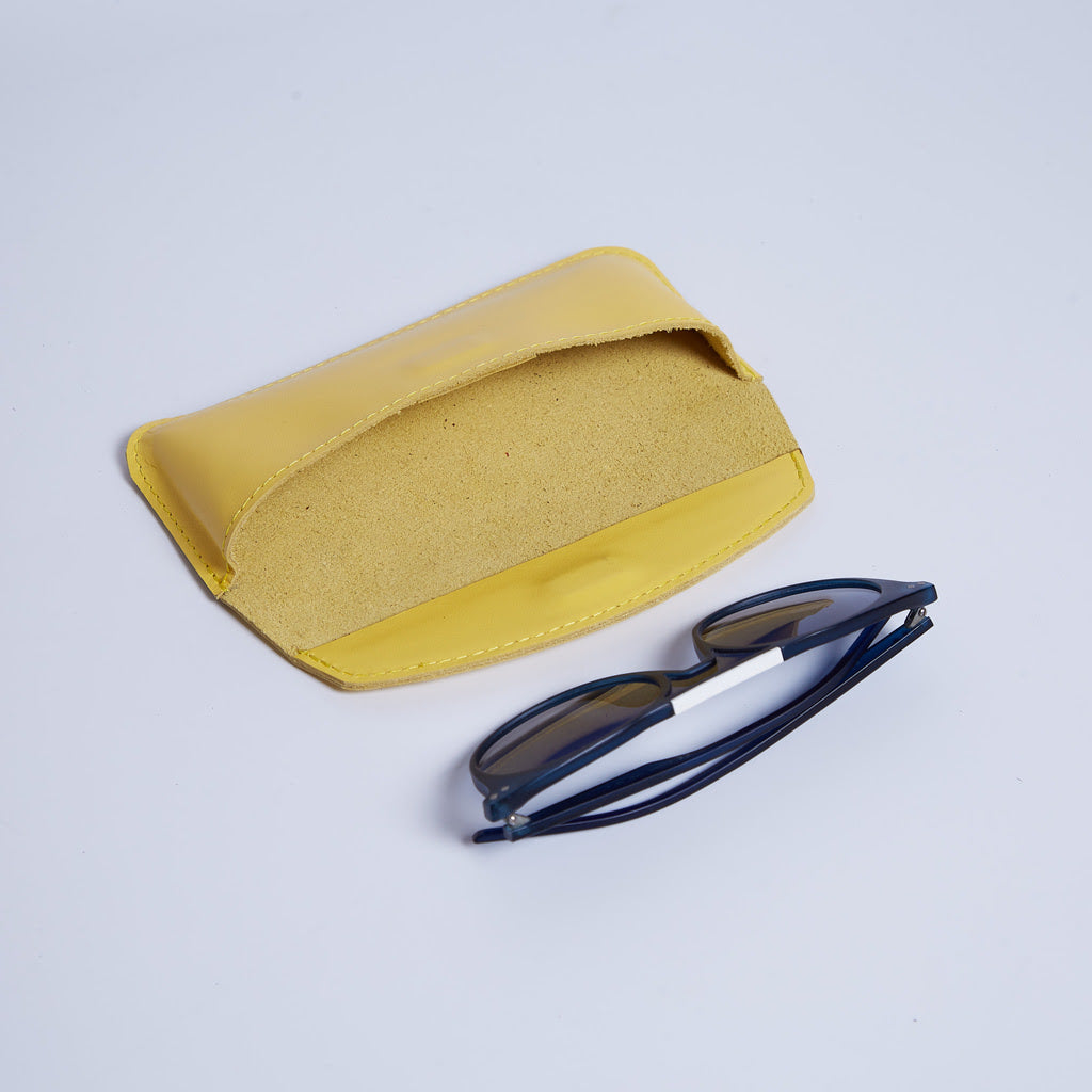 Toc clasic din piele pentru ochelari Ellet