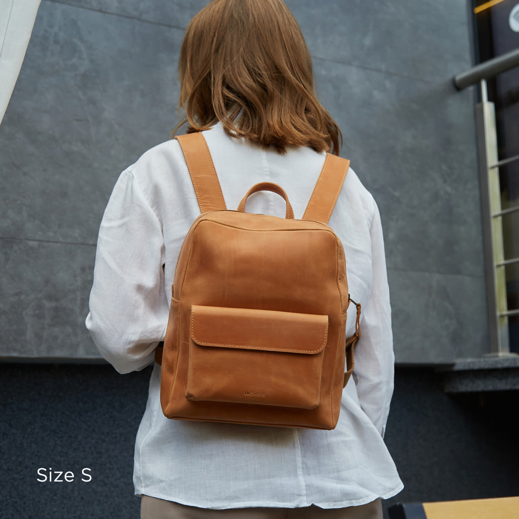 Leather backpack Factor