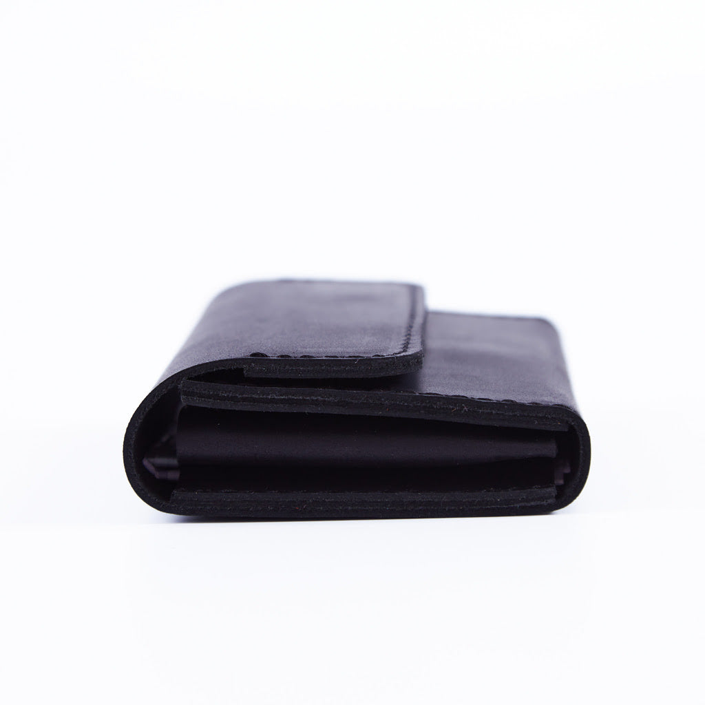 Portofel compact cu blocare RFID Lean din piele vintage
