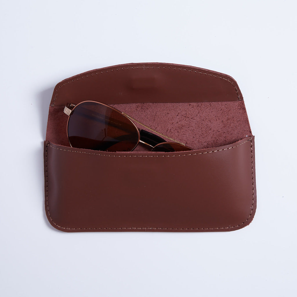 Toc clasic din piele pentru ochelari Ellet