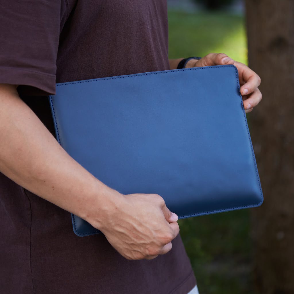 Husă pentru laptop Gamma Plus, albastru