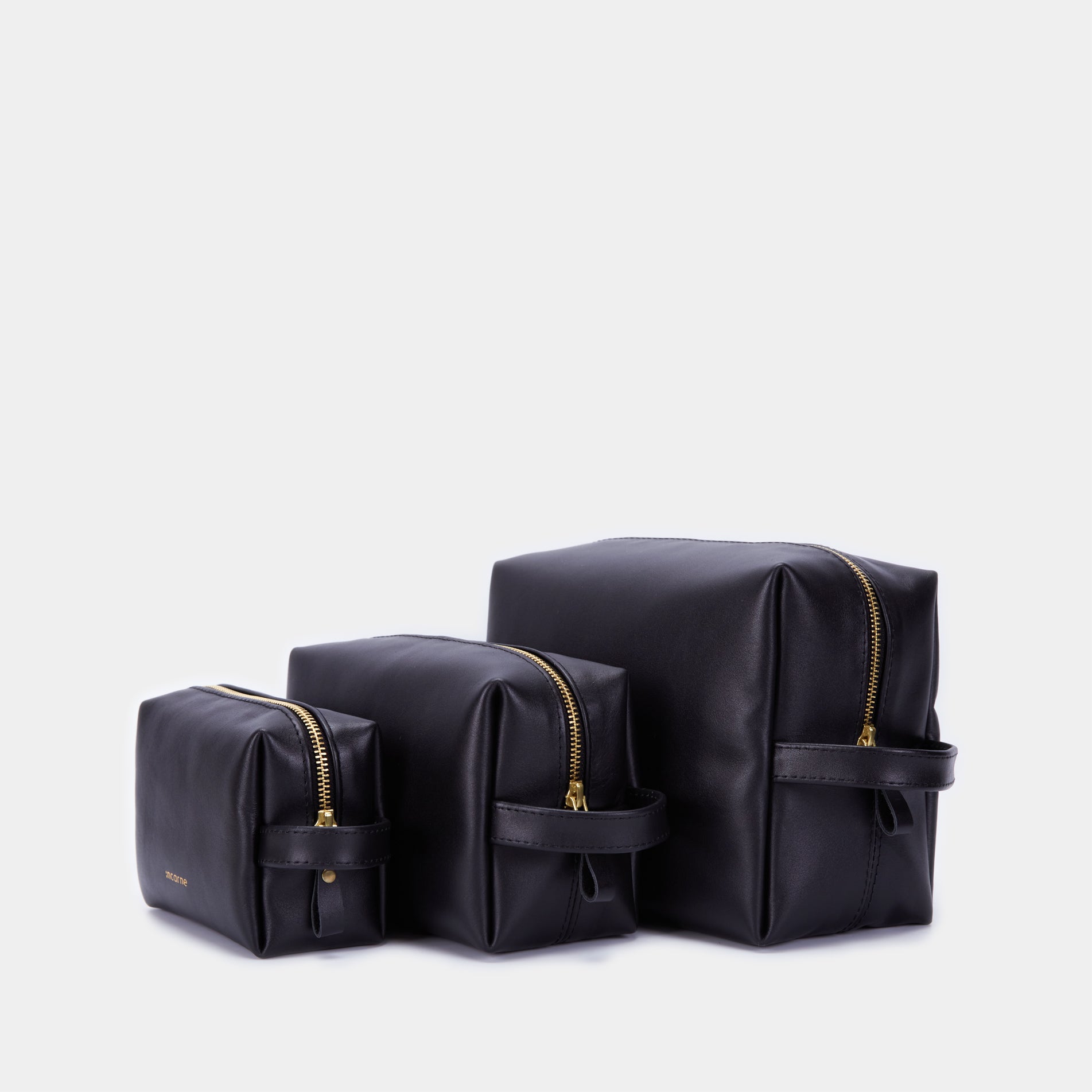 Set de genți cosmetice Mirage, negru