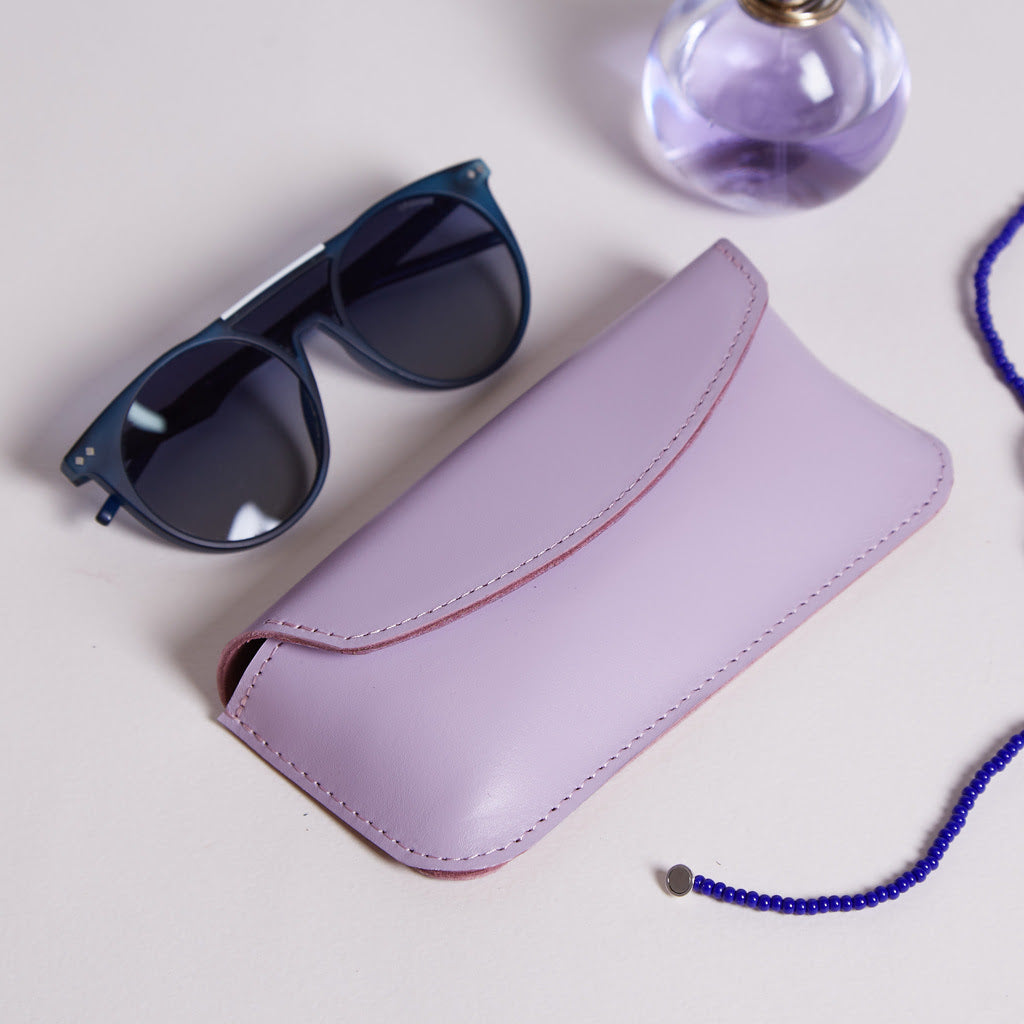 Toc clasic din piele pentru ochelari Ellet
