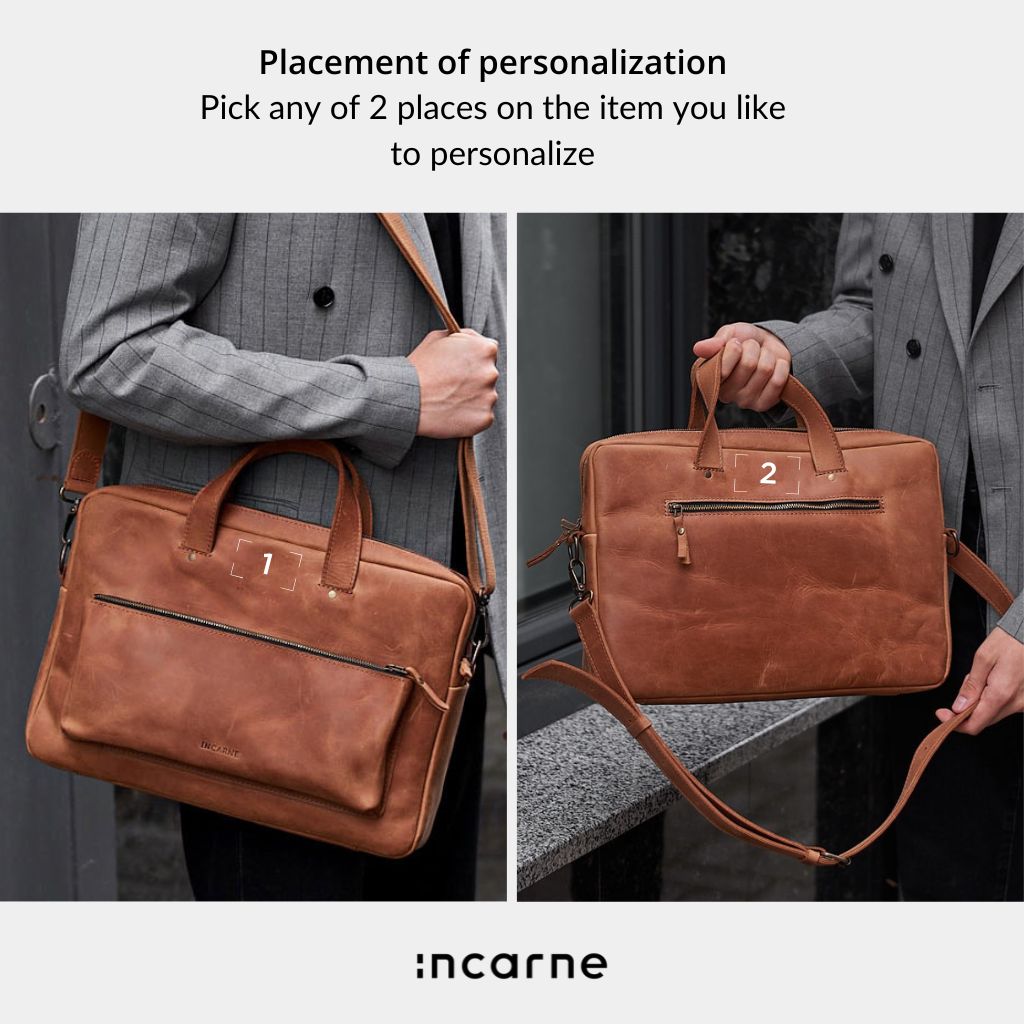 Biz Leather Laptop Bag