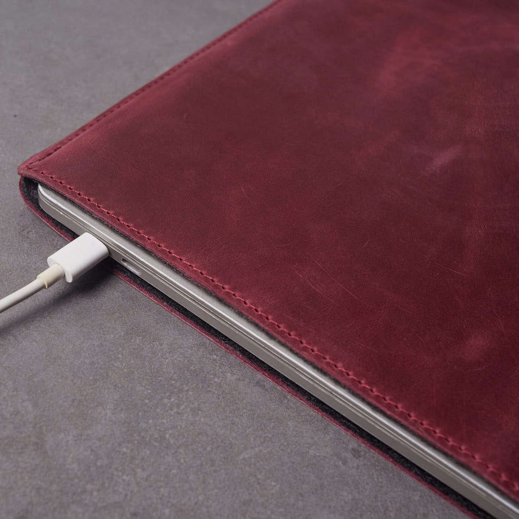 Husă pentru laptop Free Port Plus, burgundy (vintage)