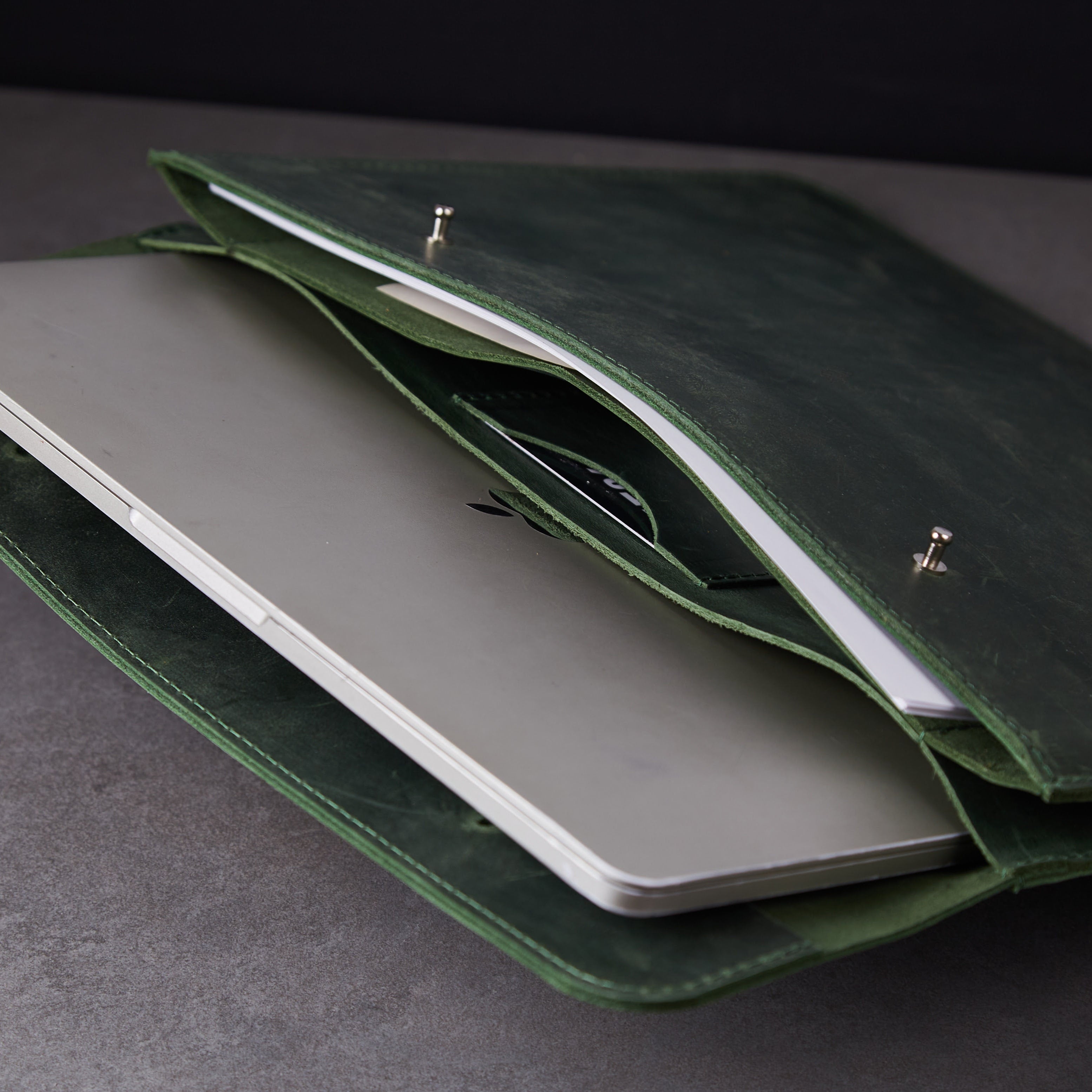 Neat Laptop Sleeve, Green (vintage)