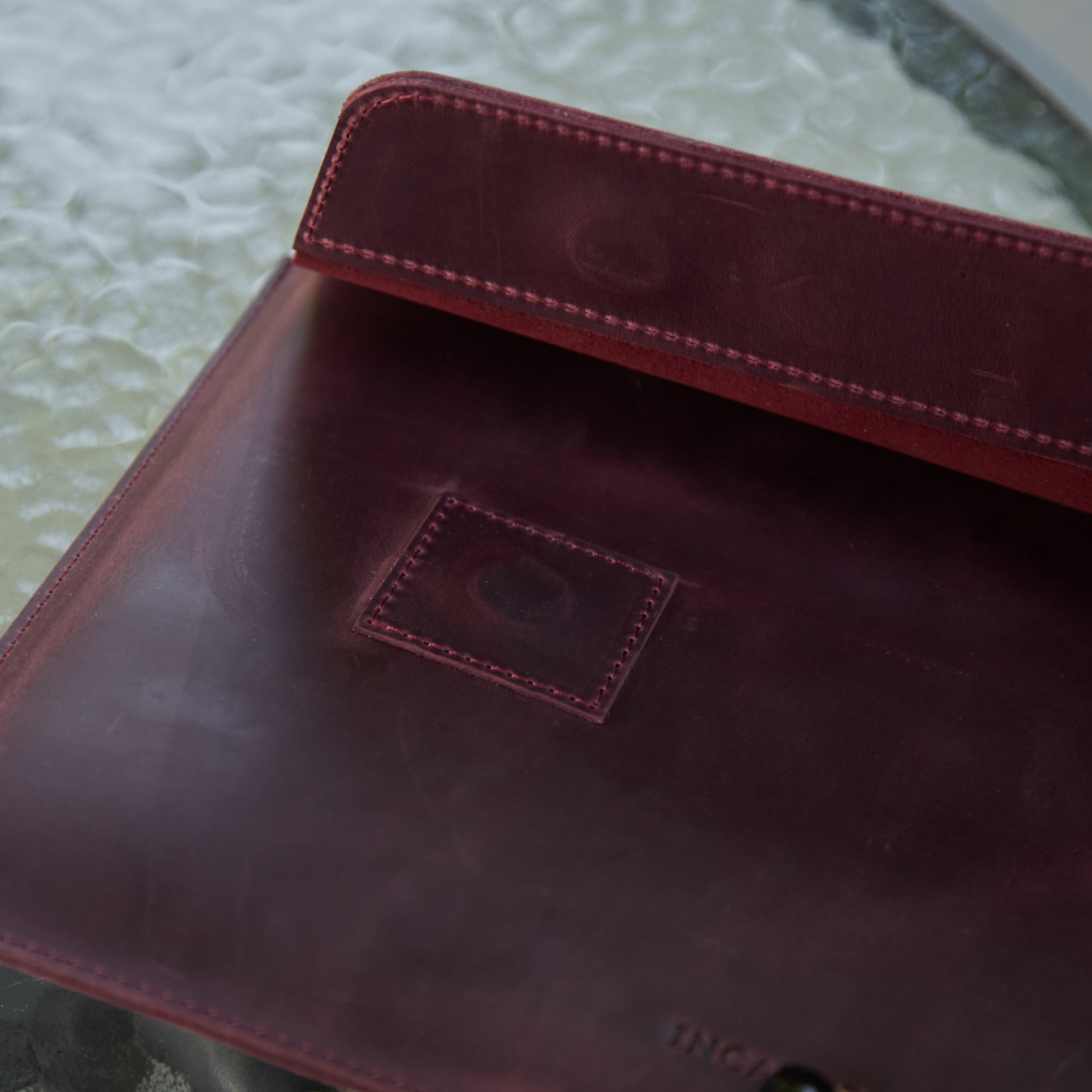 Husă pentru laptop Line, burgundy (vintage)