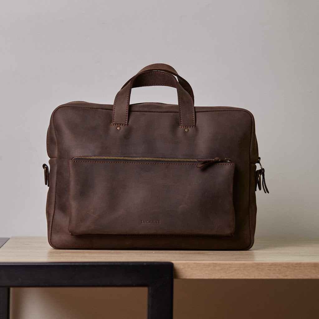 Biz Leather Laptop Bag