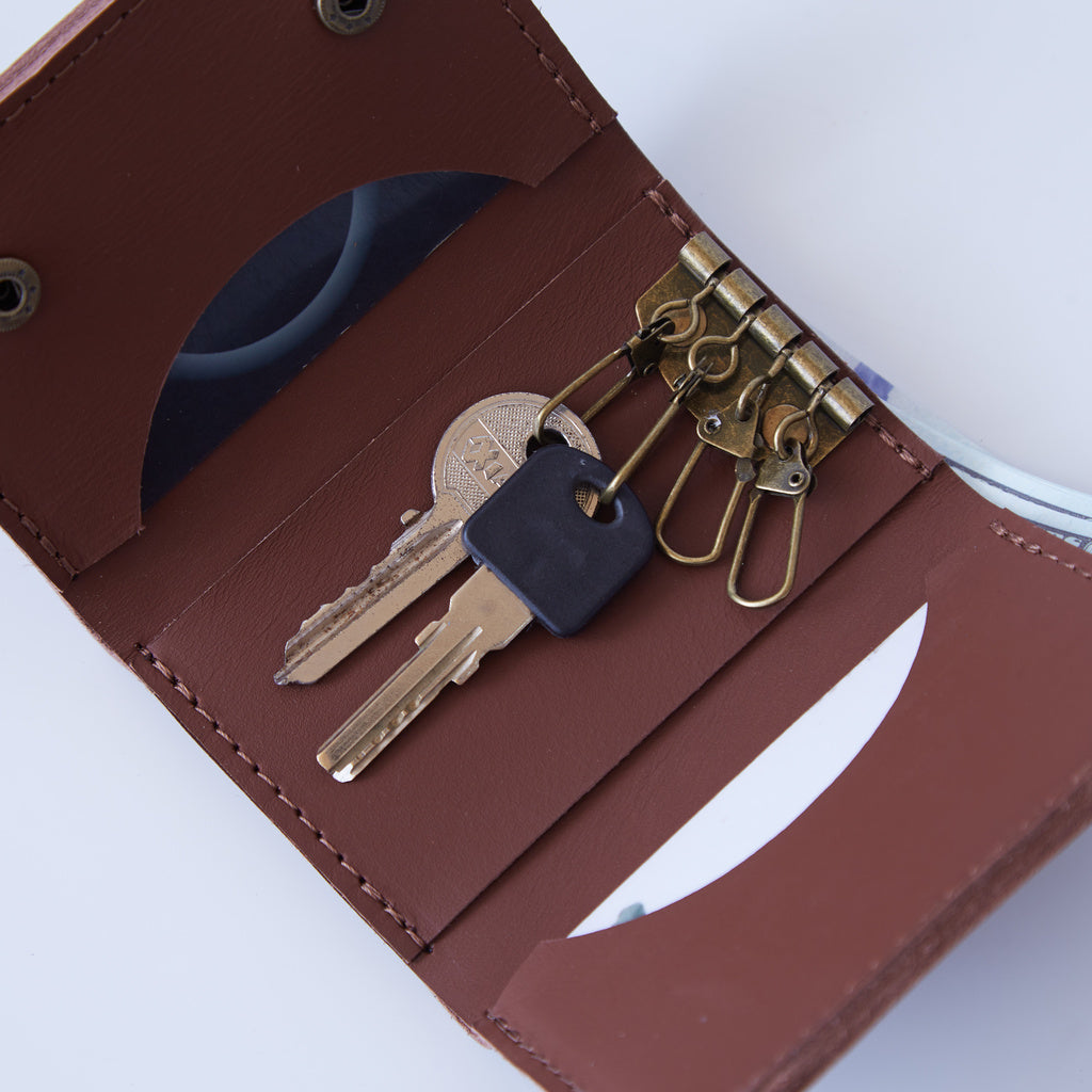 Key Plus Classic Leather Key Holder and Wallet