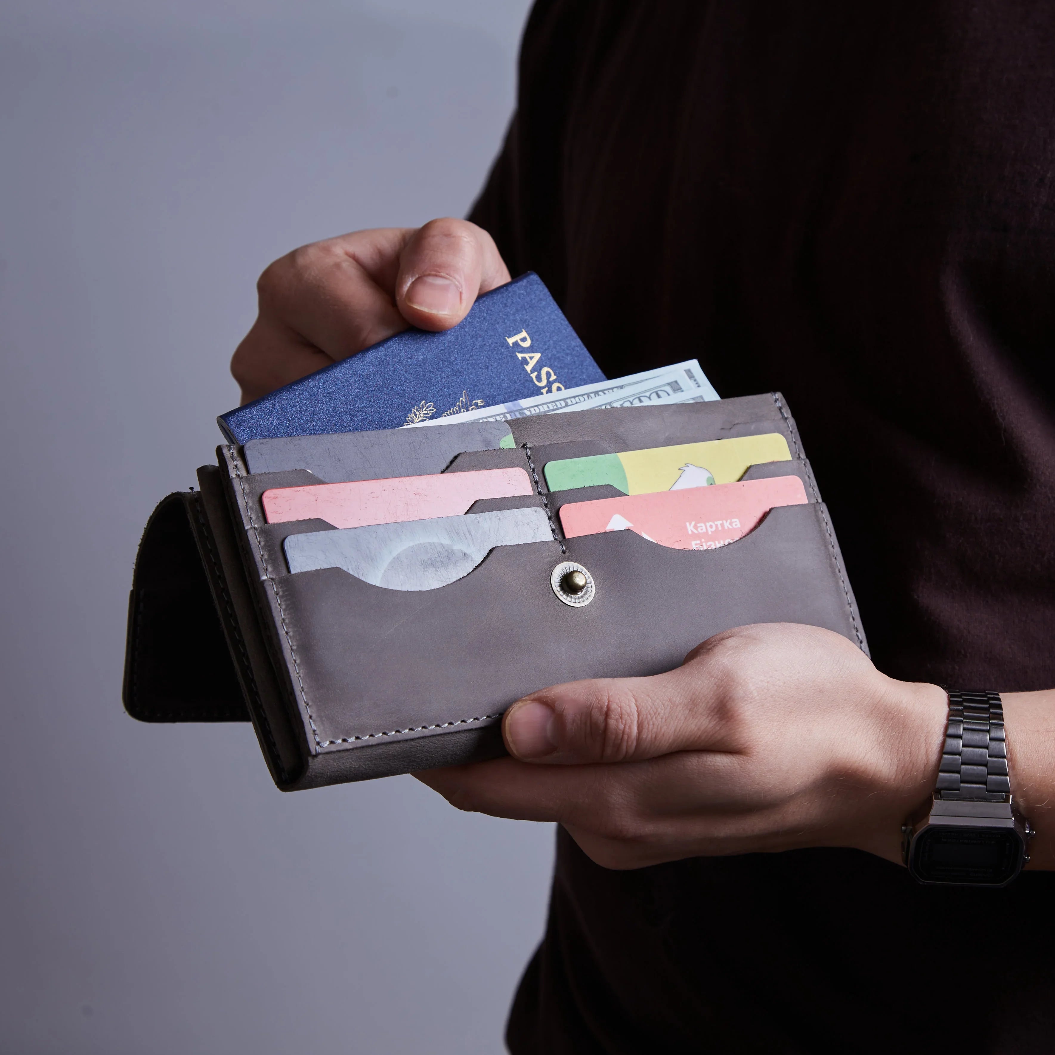 Simple wallet-clutch - INCARNE® Ukraine