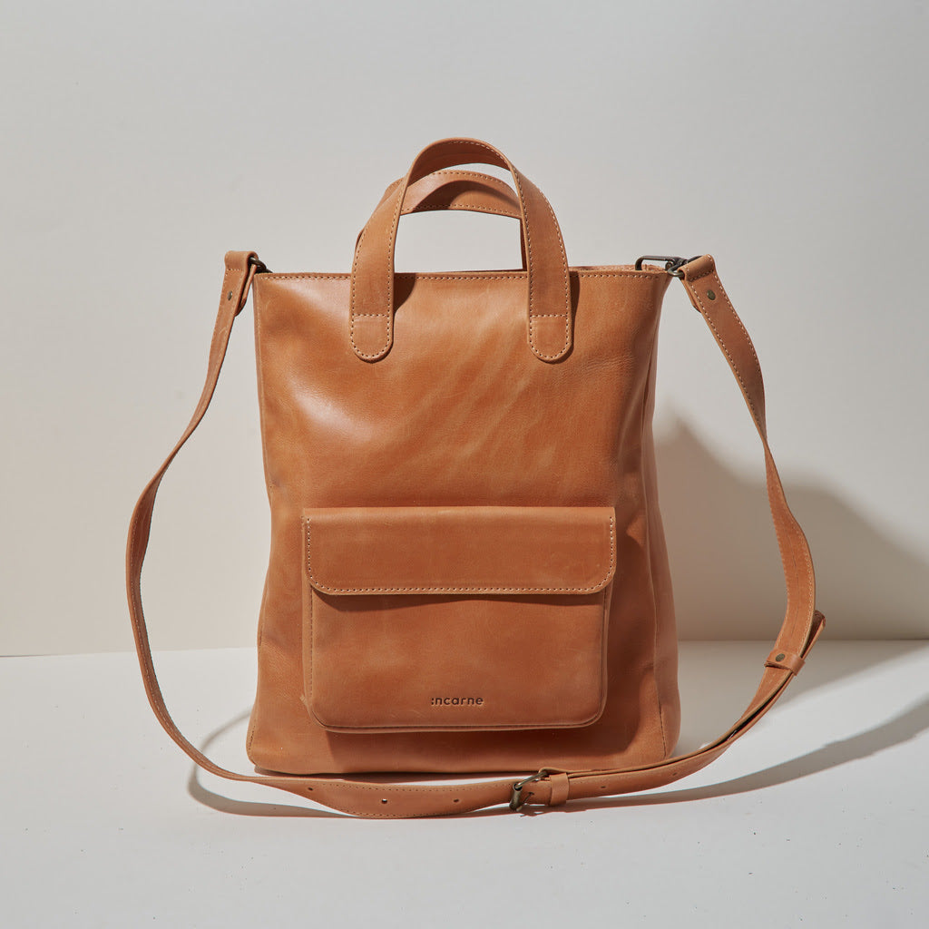 Leather Laptop Convertible Bag Voyager Long