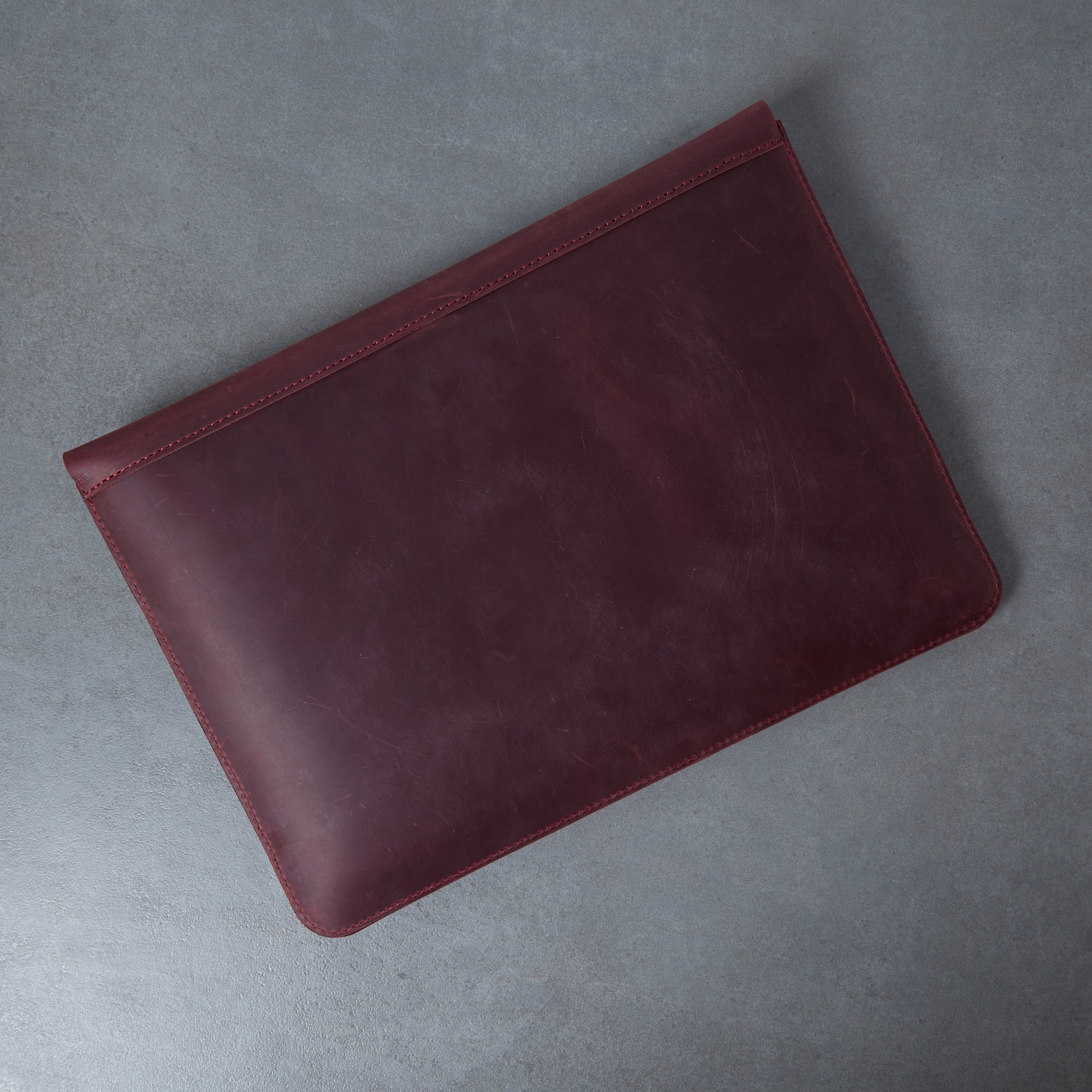 Husă pentru laptop Message, burgundy (vintage)