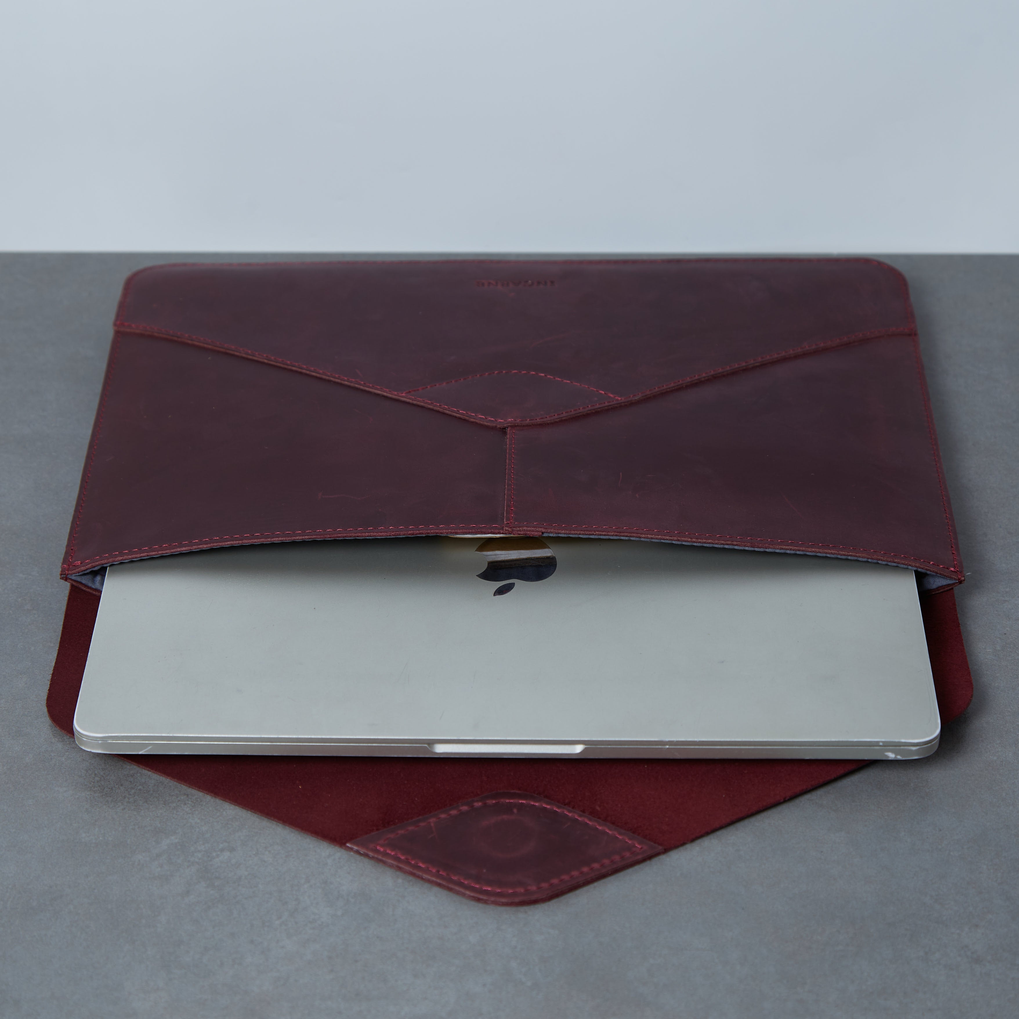 Husă pentru laptop Message, burgundy (vintage)