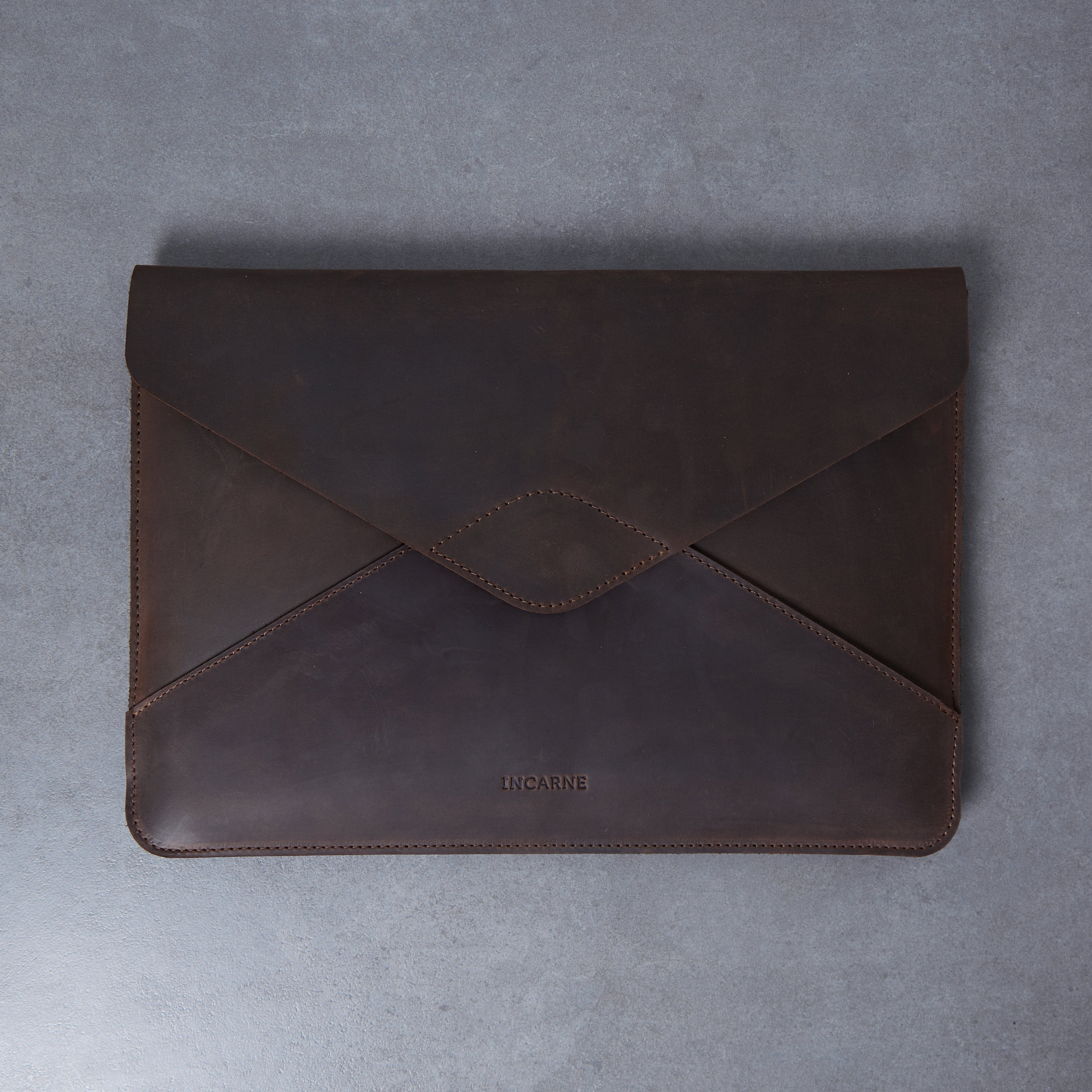 Message Laptop Sleeve, Brown (vintage)