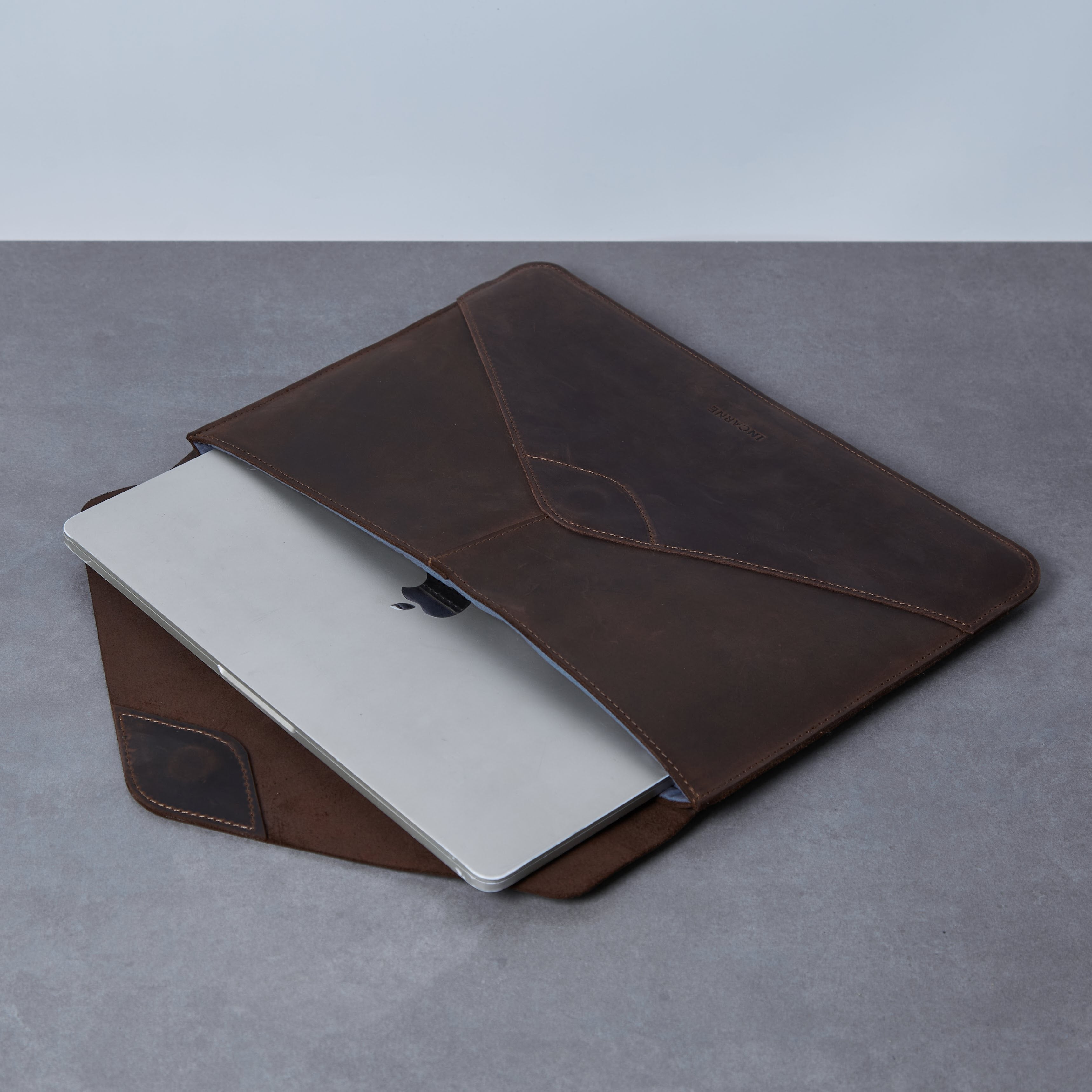 Message Laptop Sleeve, Brown (vintage)