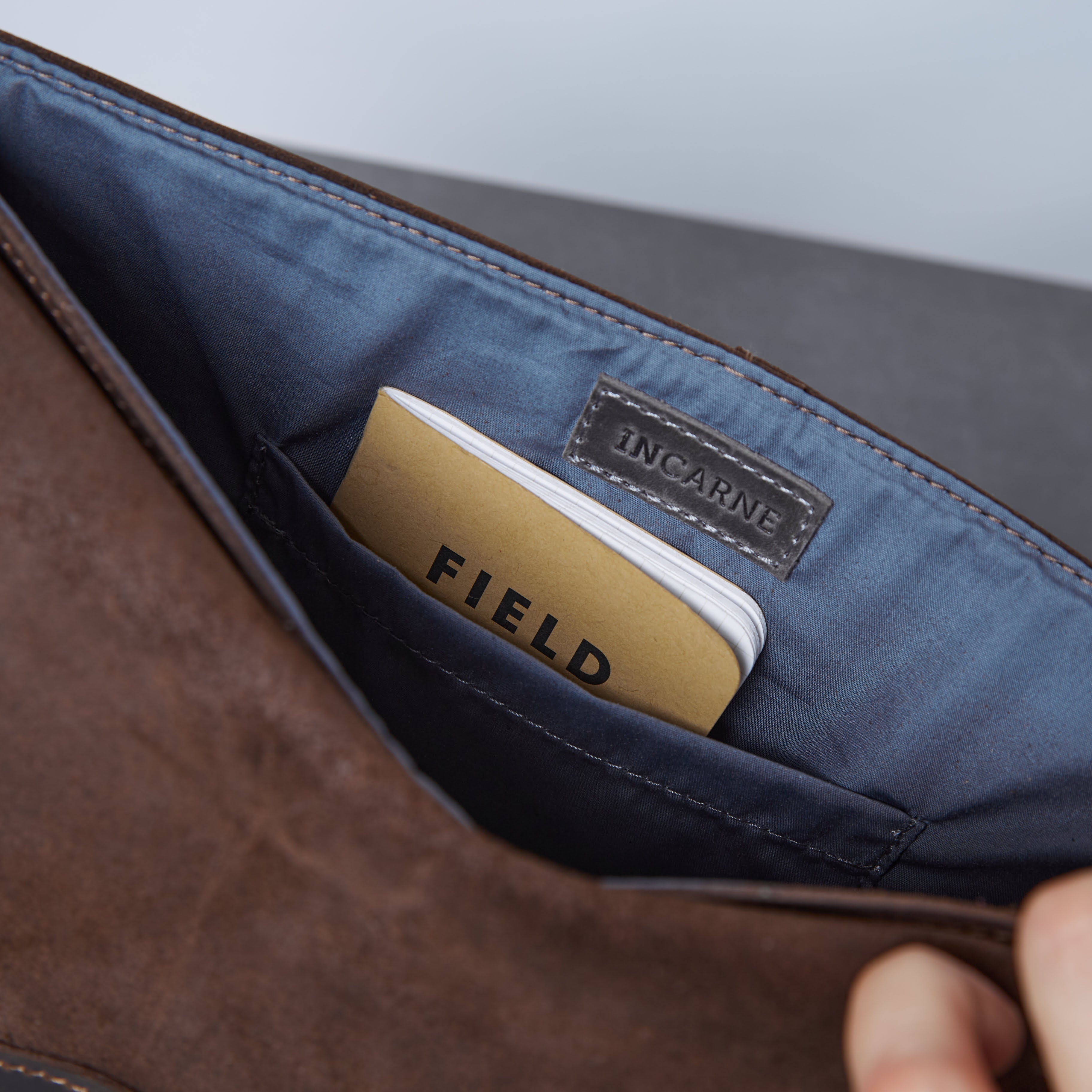 Message Laptop Sleeve, Brown (vintage)