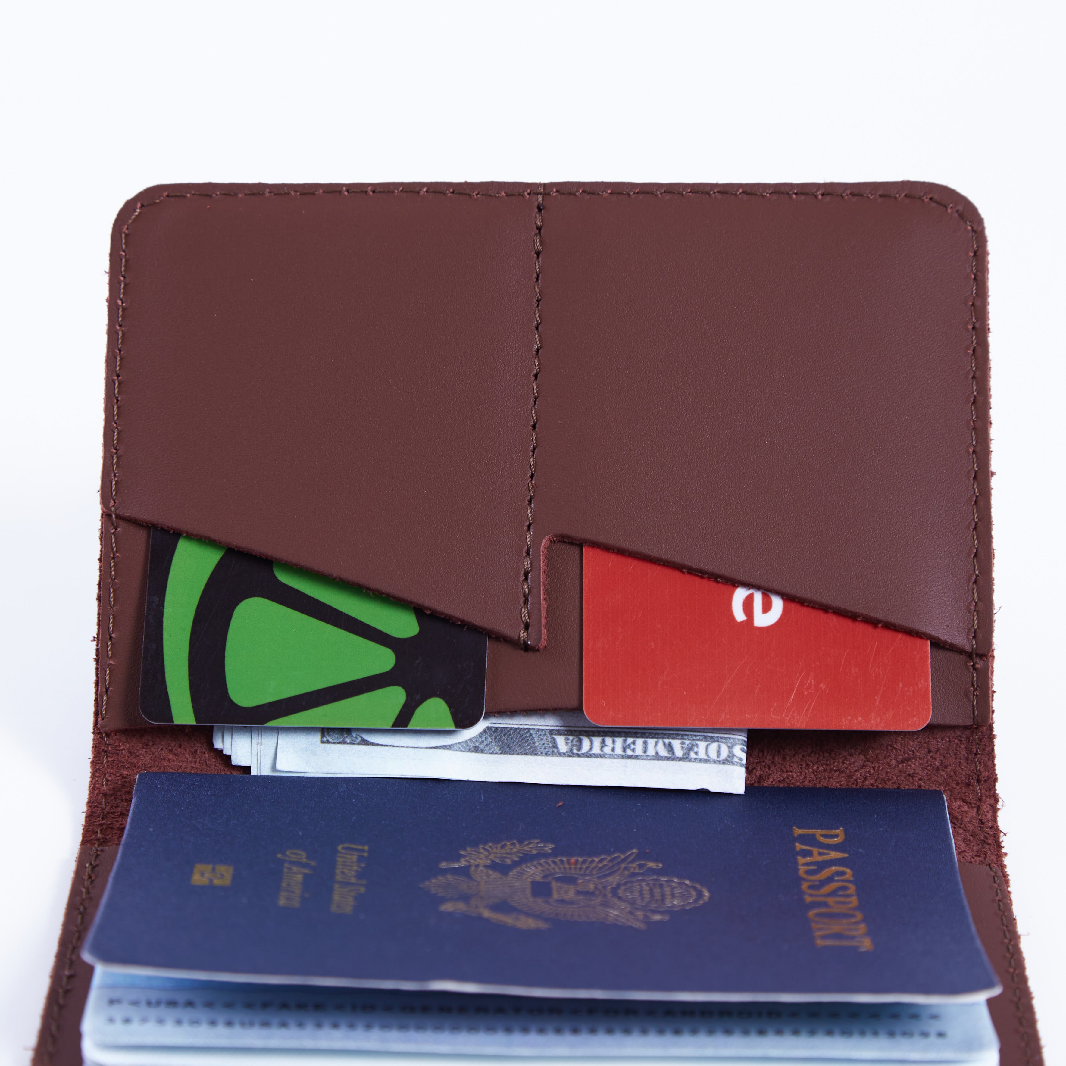 Passport cover with the national symbol of United States