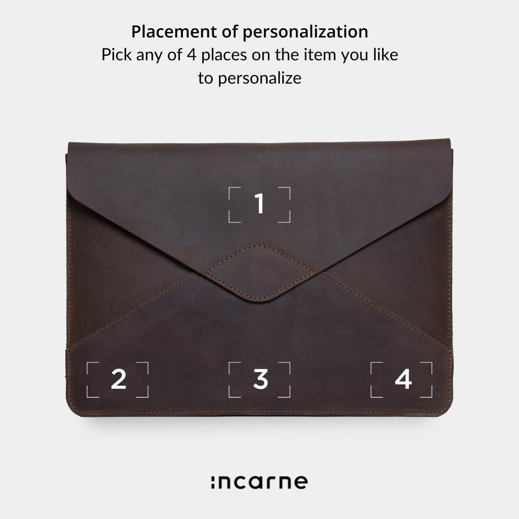 Message Laptop Sleeve, Brown (vintage)