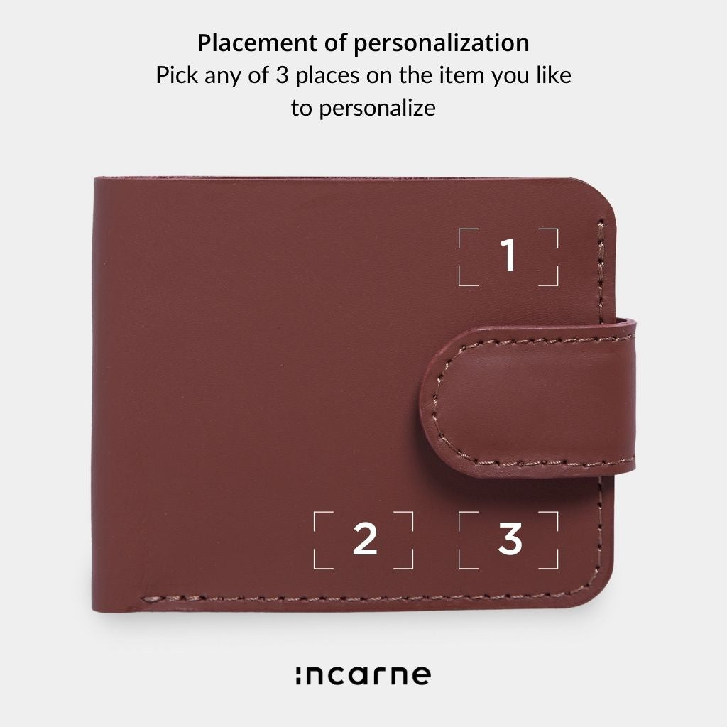 Mini Jack RFID-blocking wallet made from classic leather