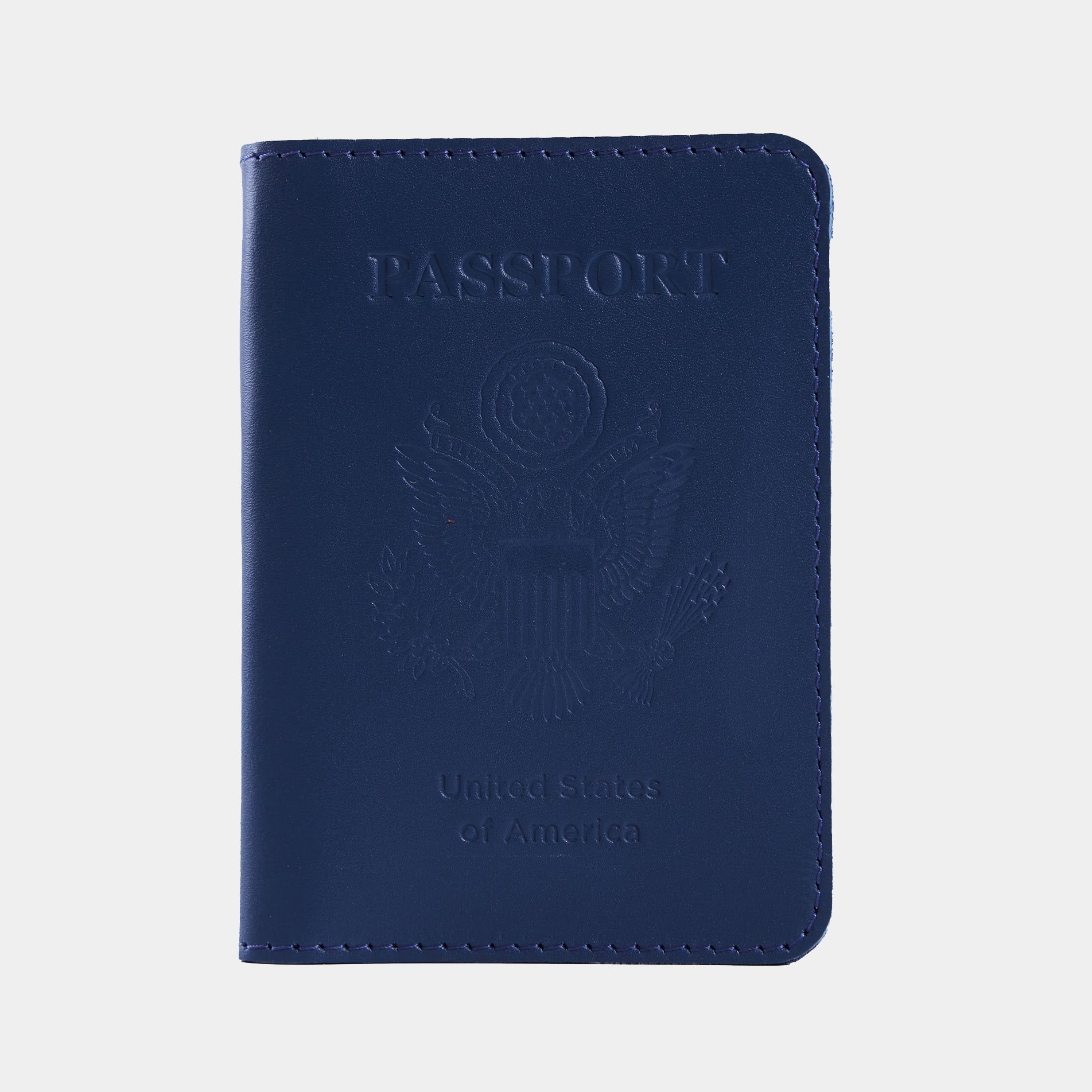 Passport cover with the national symbol of United States