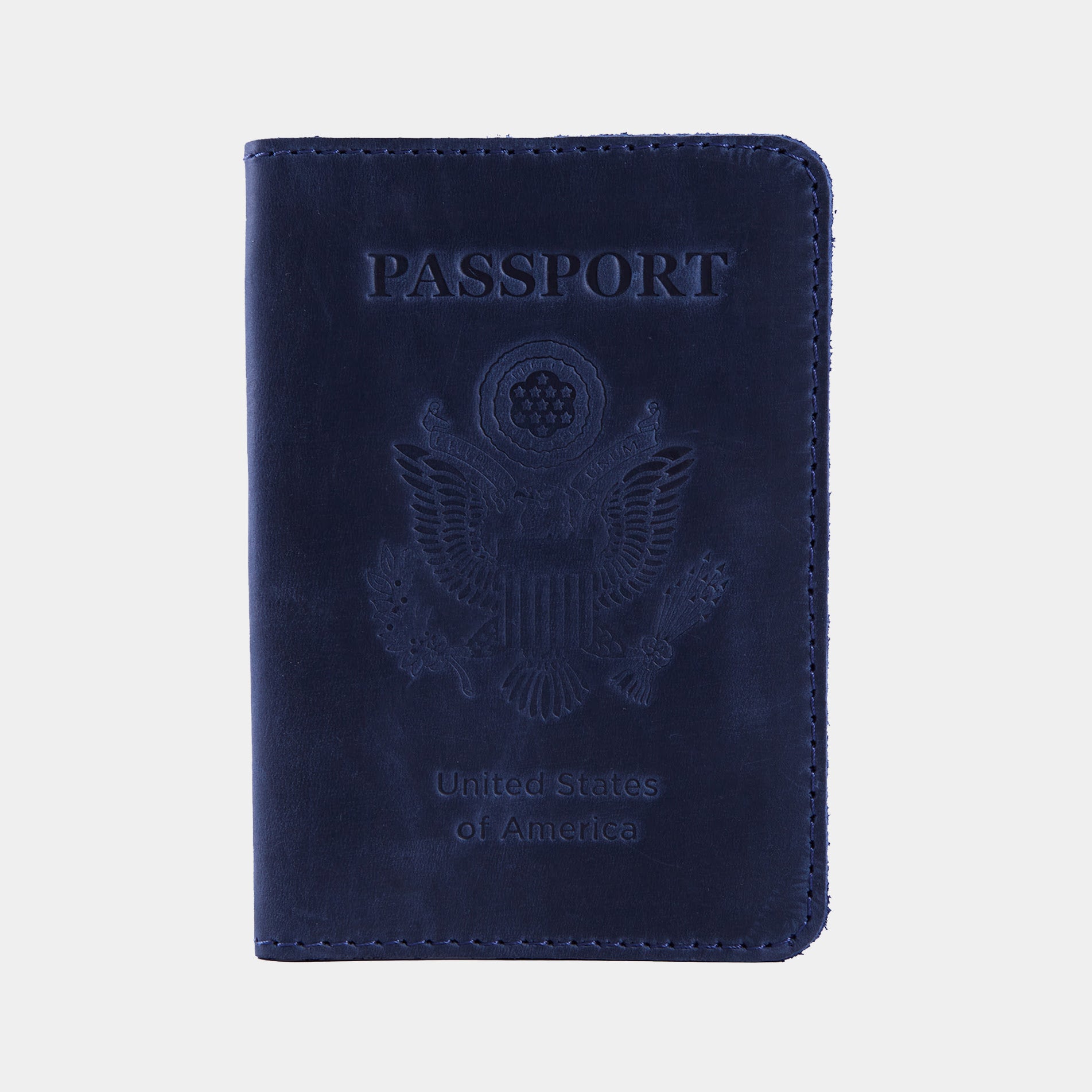 Passport cover with the national symbol of United States