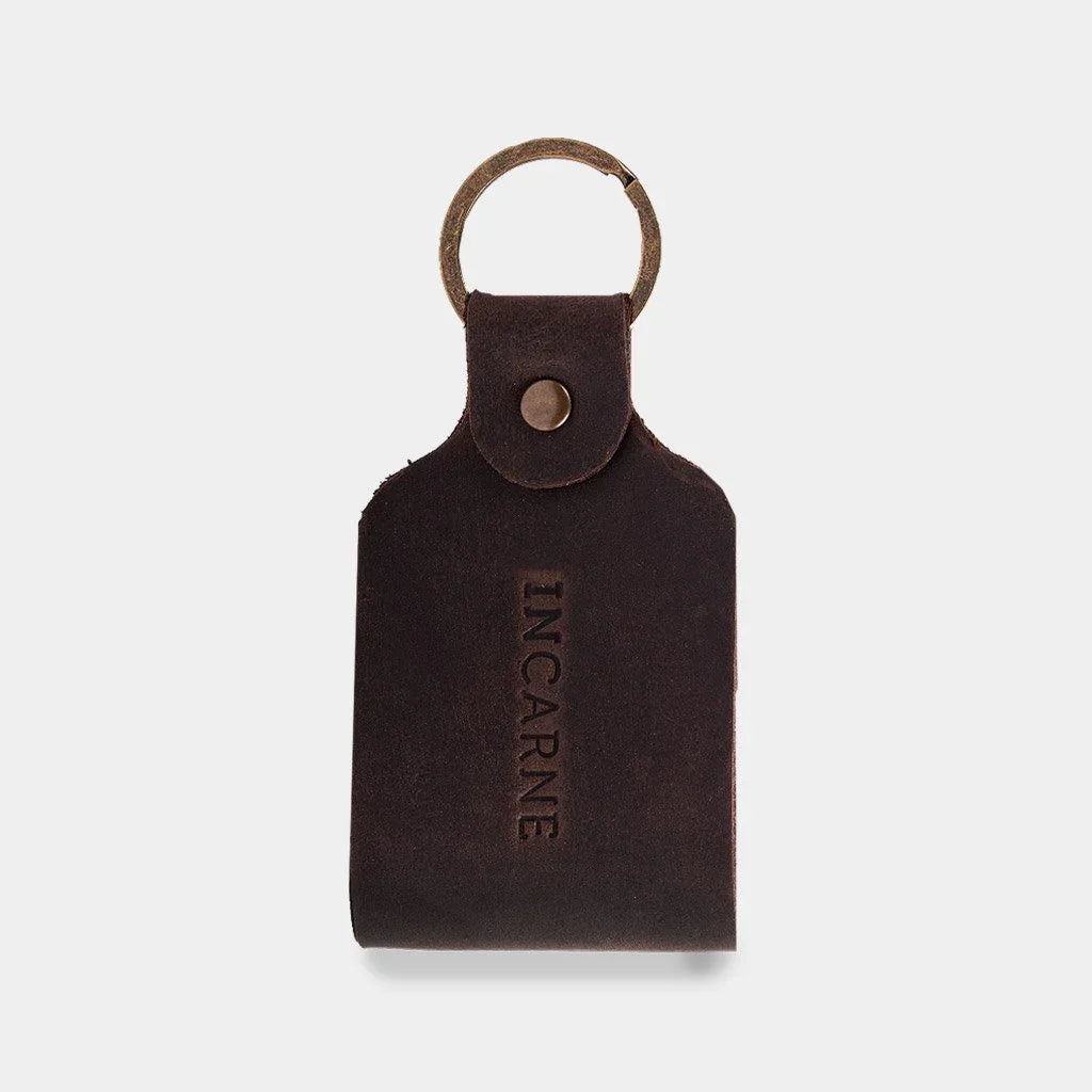 Corporate gifts: leather Key keychain - INCARNE® Ukraine