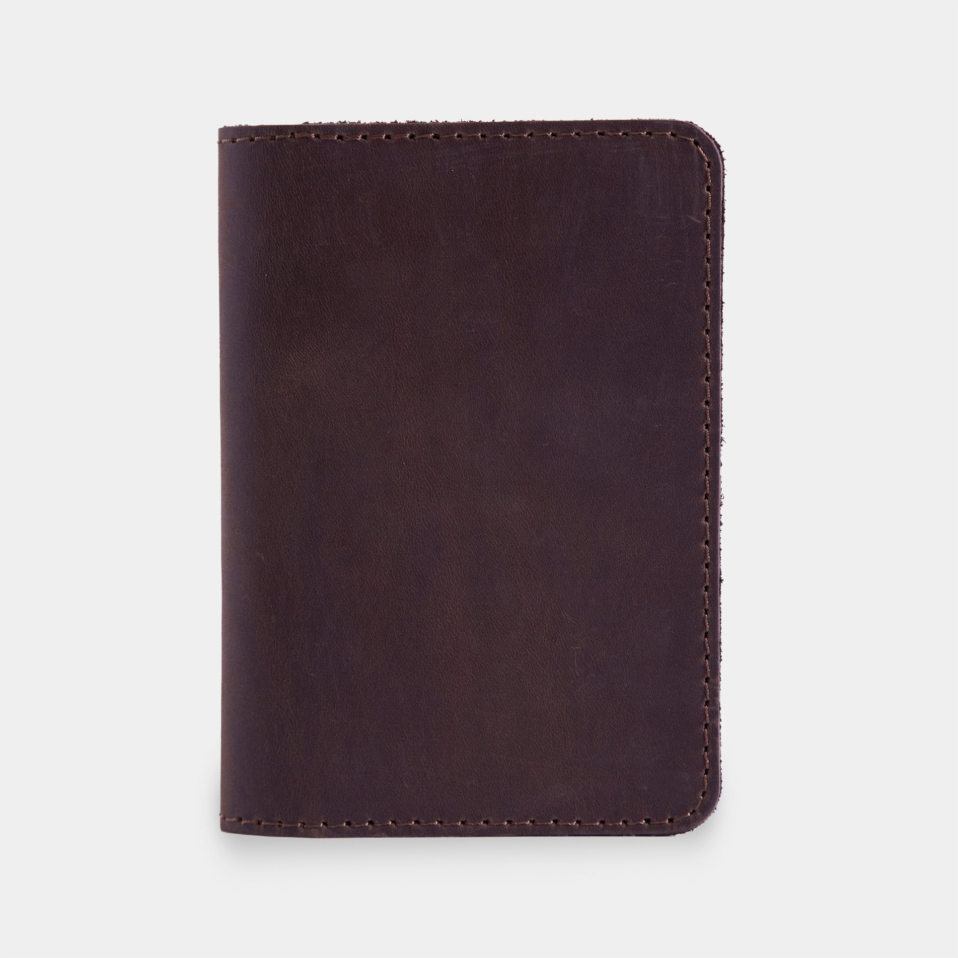 Passport Cover with Pockets Made from Vintage Leather