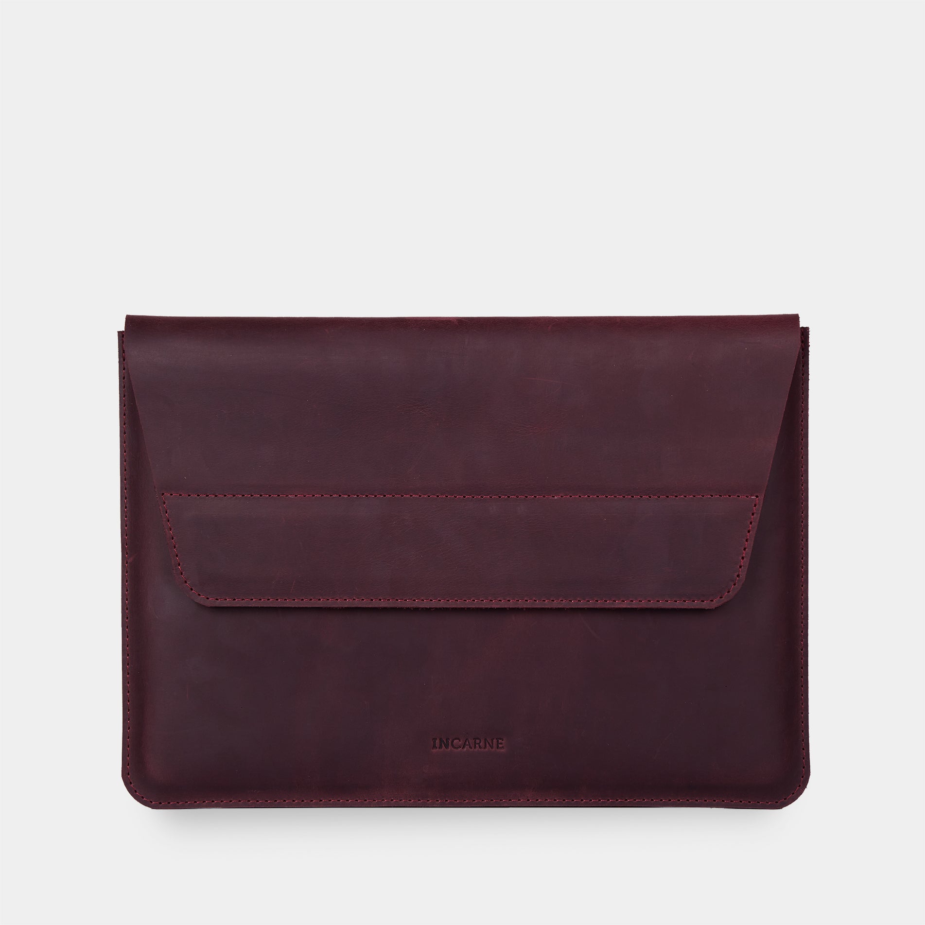 Husă pentru laptop Line, burgundy (vintage)