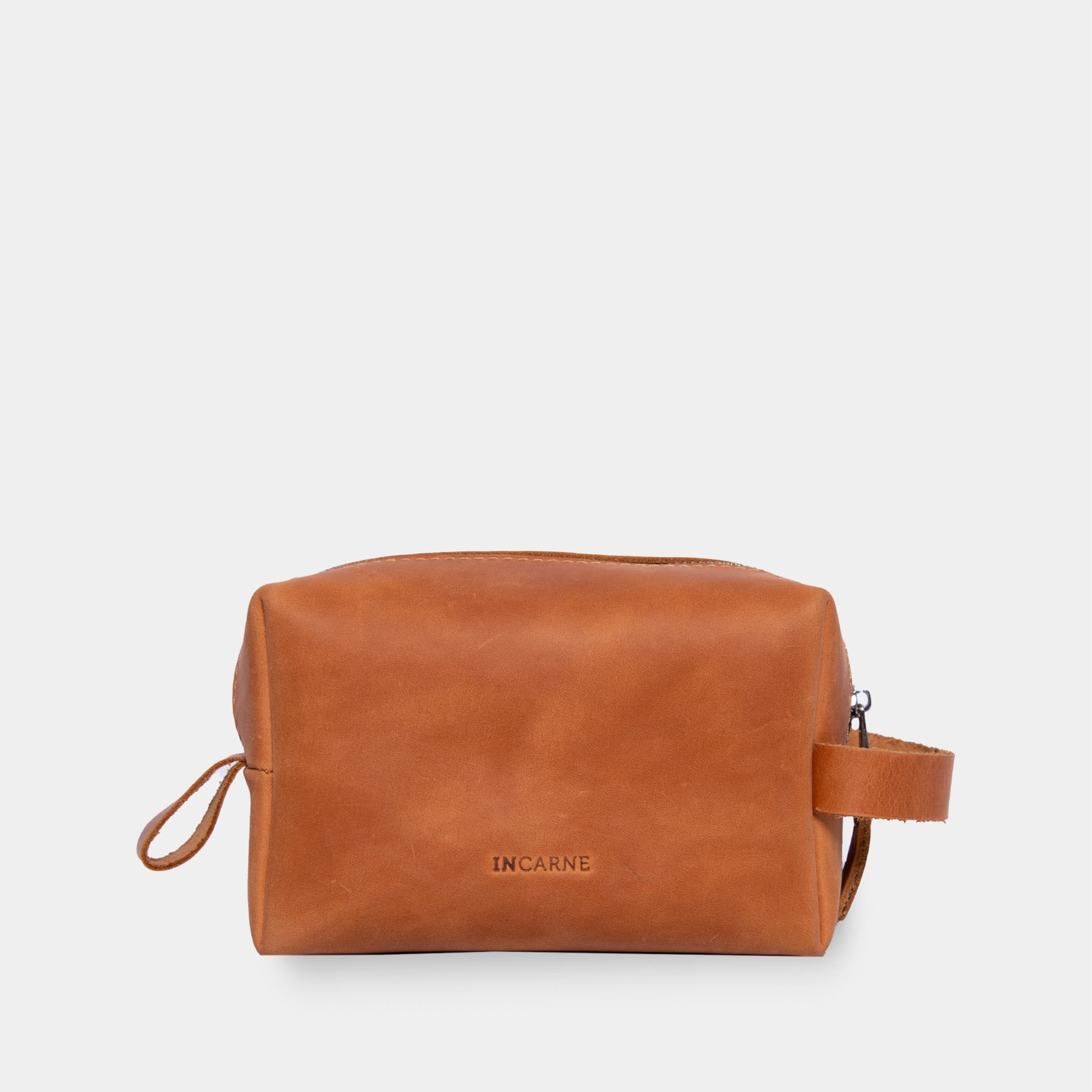 New Limit Leather Cosmetic Bag