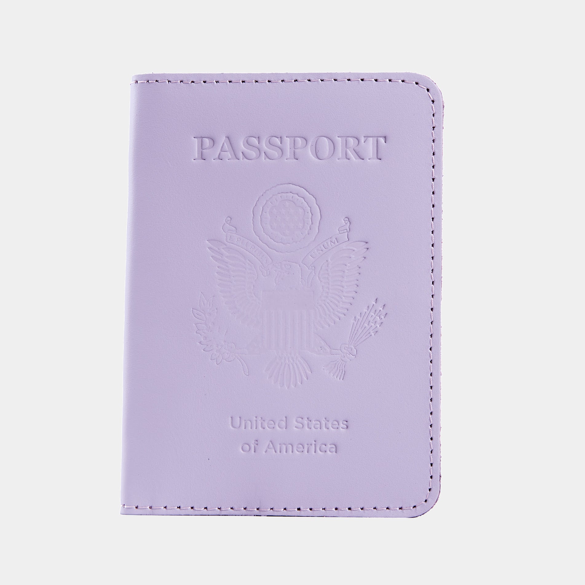 Passport cover with the national symbol of United States