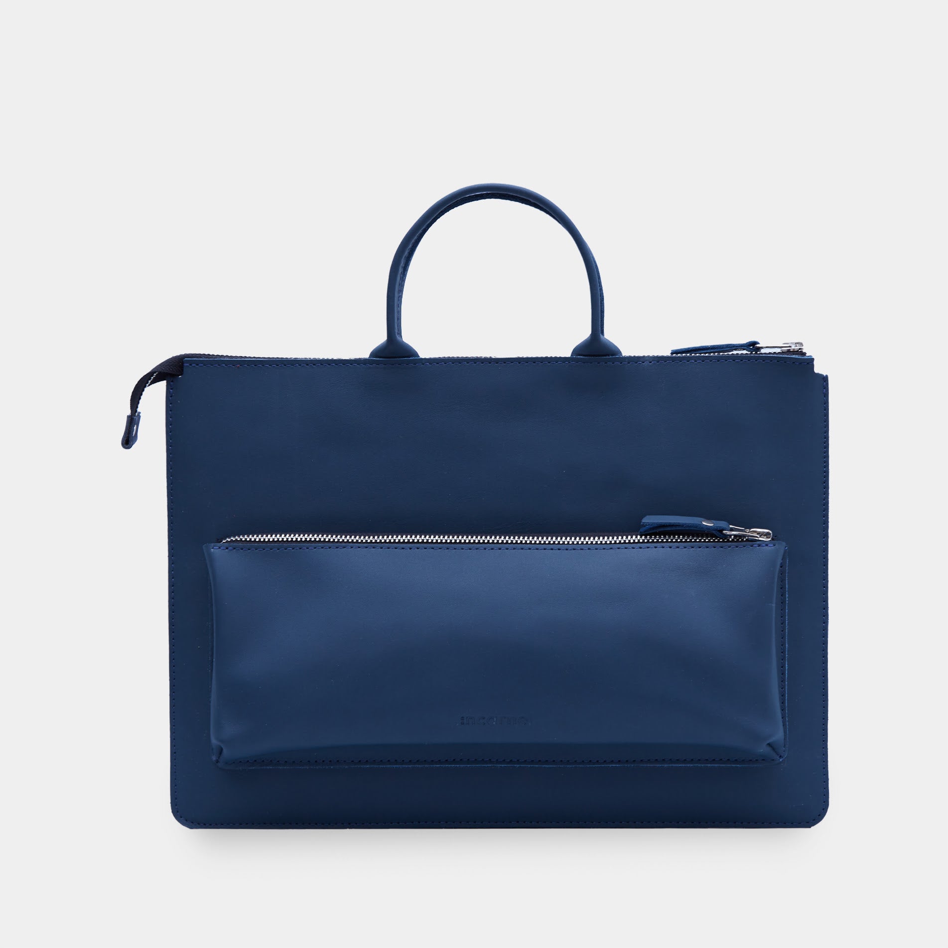 Maryland Laptop Sleeve with Handles in classic leather