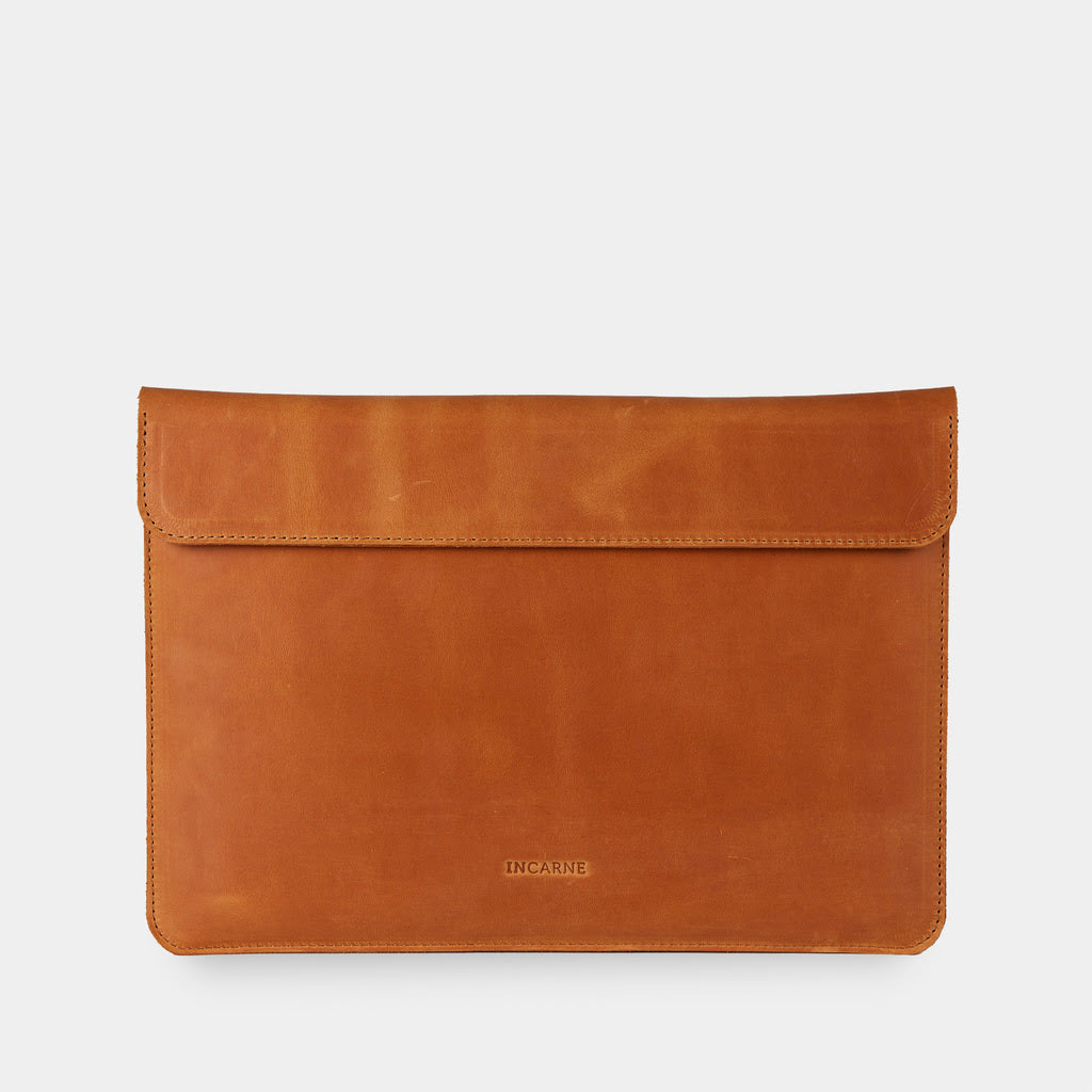 Klouz Laptop Sleeve, Cognac (vintage)